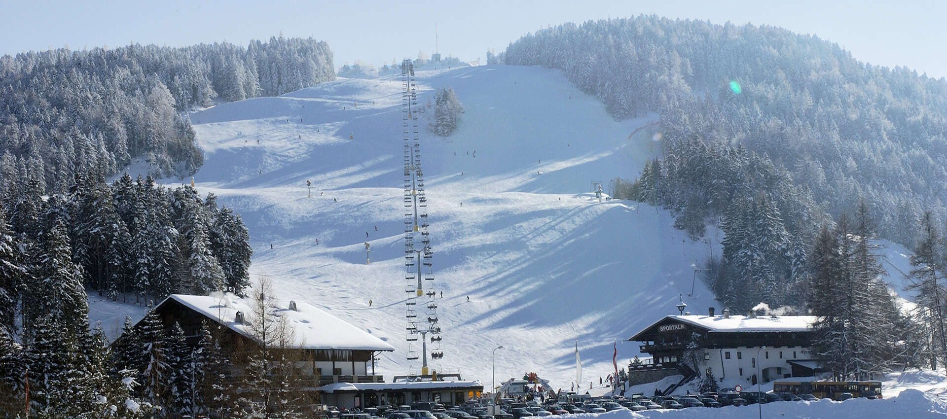 Ski area on the Gschwandtkopf in Seefeld